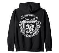 Saint George Slaying the Dragon- Nihil Sine Deo Crest Jacket Zip Hoodie