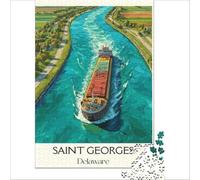 Saint Georges Adults 1000 Pieces Puzzle | pretty botanical artwork for flower lovers to enjoy creating a relaxing picture in your free time to enjoy at home50x75cm