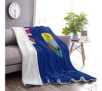 Saint Helena Flag Fleece Warm Soft Throw Blankets Anti-Static Thick Fuzzy Luxury Bed Blanket for Couch, Bed, Sofa Ultra Luxurious Warm and Cozy for All Seasons 80"X60"