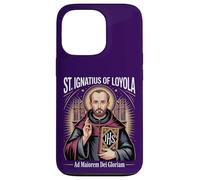 Saint Ignatius Loyola Ad Maiorem Dei Gloriam Catholic Jesuit Case for iPhone 13 Pro
