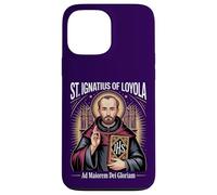 Saint Ignatius Loyola Ad Maiorem Dei Gloriam Catholic Jesuit Case for iPhone 13 Pro Max