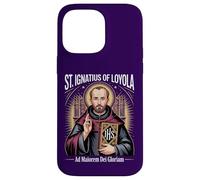 Saint Ignatius Loyola Ad Maiorem Dei Gloriam Catholic Jesuit Case for iPhone 14 Pro Max