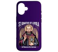 Saint Ignatius Loyola Ad Maiorem Dei Gloriam Catholic Jesuit Case for iPhone 16