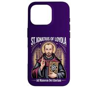 Saint Ignatius Loyola Ad Maiorem Dei Gloriam Catholic Jesuit Case for iPhone 16 Pro