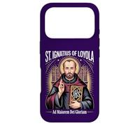 Saint Ignatius Loyola Ad Maiorem Dei Gloriam Catholic Jesuit Case for iPhone 17 Pro