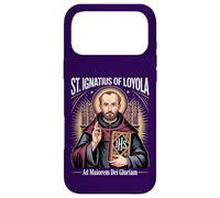 Saint Ignatius Loyola Ad Maiorem Dei Gloriam Catholic Jesuit Case for iPhone 17 Pro Max