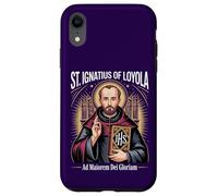 Saint Ignatius Loyola Ad Maiorem Dei Gloriam Catholic Jesuit Case for iPhone XR
