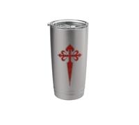 Saint James Cross Catholic Order Stainless Steel Insulated Tumbler