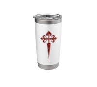 Saint James Cross Catholic Order Stainless Steel Insulated Tumbler