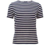 Saint James Mens Levant Modern Traditional Breton T-Shirt Navy/Ecru XXL