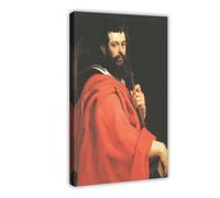 Saint James The Apostle Peter Paul Rubens Canvas Art Poster And Wall Art Picture Print Modern Family Bedroom Decor Frame 12x18inch(30x45cm)
