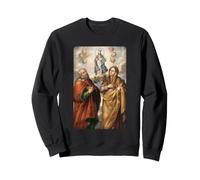 Saint Joachim and St Anne Vintage Catholic Faith Design Sweatshirt