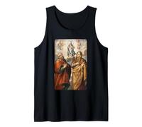 Saint Joachim and St Anne Vintage Catholic Faith Design Tank Top