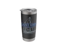 Saint John, New Brunswick, Canada Sailing Design Stainless Steel Insulated Tumbler