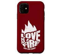 Saint John Vianney Love a Fire Cure d Ars Catholic Case for iPhone 11