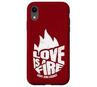 Saint John Vianney Love a Fire Cure d Ars Catholic Case for iPhone XR