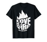 Saint John Vianney Love a Fire Cure d Ars Catholic T-Shirt