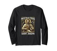 Saint Joseph Catholic Father and Worker Long Sleeve T-Shirt