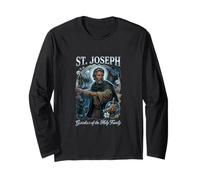 Saint Joseph Catholic Father and Worker Long Sleeve T-Shirt