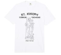 Saint Joseph: Guardian Against Demons and Terror Comfort Colors Adult Heavyweight T-Shirt