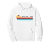 Saint Kitts and Nevis Colorful Landscape Pullover Hoodie
