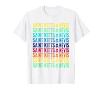 Saint Kitts and Nevis Colorful T-Shirt