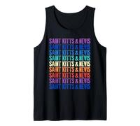 Saint Kitts and Nevis Colorful Tank Top