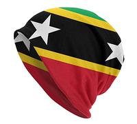 Saint Kitts and Nevis Flag Flag of Venezuela Beanie Hats Skull Cap Adult Knit Hat Soft Balaclava Baggy Hat Outdoor for Mens Womens