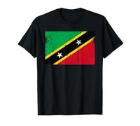 Saint Kitts and Nevis Flag For Men Women Kids Boys Girls T-Shirt