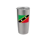 Saint Kitts and Nevis Flag Stainless Steel Insulated Tumbler