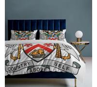 Saint Kitts And Nevis National Flag Duvet Cover Set Soft Microfibre Polyester Quilt(1 Duvet Cover+2 Pillowcase Zipper) 3 Piece Set Various In Extra Large Size