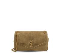 Saint Laurent Calypso Large Padded Suede Shoulder bag - Brown - One Size