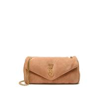 Saint Laurent Calypso Small Padded Suede Shoulder bag - Caramel - One Size