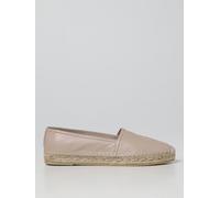 SAINT LAURENT Cassandre Leather Espadrilles - Size: 39 - female