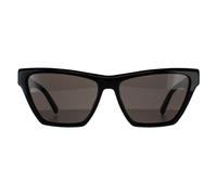 Cat Eye Black Black Sunglasses Saint Laurent Black One Size