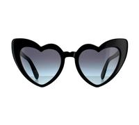 Saint Laurent Cat Eye Womens Black Blue Gradient Sunglasses - One Size