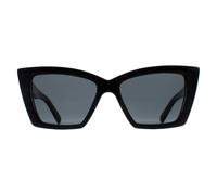 Saint Laurent Cat Eye Womens Black Grey SL657 - One Size