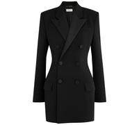 Saint Laurent Double-breasted Wool Blazer - Black - 38 (UK10 / S)