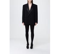 SAINT LAURENT Double-Breasted Wool Blazer - Size: 40 - female