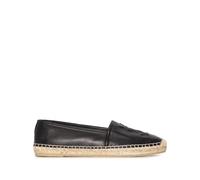 Saint Laurent embossed-logo leather espadrilles - Black 35-35.5-36-36.5-37-37.5-38-38.5-39-40-41