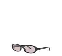 Saint Laurent Erin Narrow Rectangle-frame Sunglasses - Black - One Size