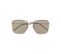 Saint Laurent Eyewear Monogram SL312M square-frame sunglasses - Gold One Size