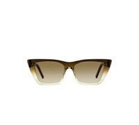 Saint Laurent Eyewear SL 276 Mica ombre rectangular sunglasses - Brown One Size