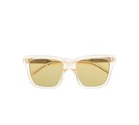 Saint Laurent Eyewear square-frame sunglasses - Yellow 54
