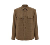 SAINT LAURENT Houndstooth Overshirt S