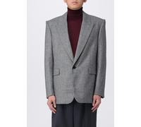 SAINT LAURENT Jacket Men color Grey - Size: 46 - male