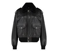 Saint Laurent lambskin bomber jacket - Black 34