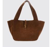 SAINT LAURENT Le 5 à 7 Bea Suede Shoulder Bag with YSL Buckle