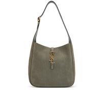 Saint Laurent Le 5 á 7 Small Grained Nubuck Hobo bag - Grey - One Size