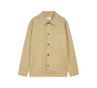 Saint Laurent Logo-embroidered Twill Overshirt - Beige - L